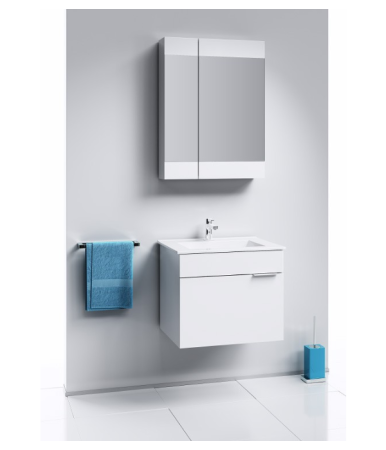 Тумба под раковину Aqwella Y Br.01.06/1/W 60х40 подвесная цвет белый