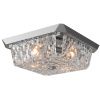 Светильник потолочный Crystal Lux Damian (Дамиан) DAMIAN PL4 NICKEL