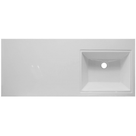 Тумба с раковиной Эстет Dallas Luxe 120 ФР-00001931 120х48х46 подвесная цвет белый