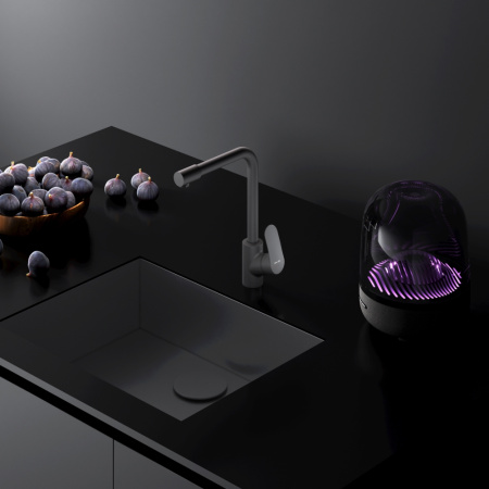 Смеситель для кухни Am.Pm Like F8005722 на раковину/на столешницу черный без термостата