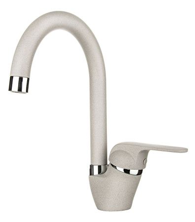 Смеситель для кухни Granula 1024, БАЗАЛЬТ на мойку серый