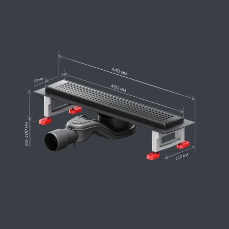 Душевой лоток Am.Pm MasterFlow W01SC-P11-040-01BM напольный