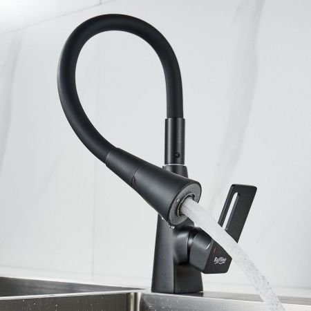 Смеситель для кухни Raffine F313H-3 на мойку черный