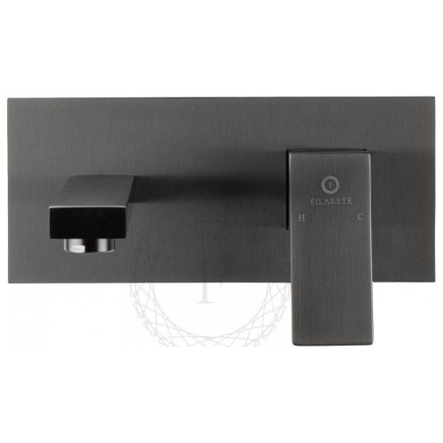 Смеситель для раковины Filarete Fing FL4040BG встраиваемый в стену графит - фото 5
