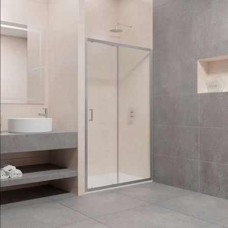 Душевая дверь RGW Passage 41081416-11 160х195 стекло прозрачное профиль хром