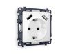 Комплект механизма розетки 2USB A+A 18W (быстрая зарядка) с/з Ambrella Volt Alfa (Алфа) MA109010