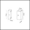 Фиксатор для накладного монтажа (двухсторонний) Odeon Light Hightech (Хигхтецх) 7006/2F