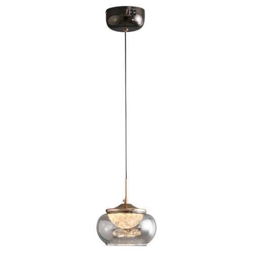 Светильник подвесной Delight Collection MT9128-1H gold/smoke - фото 2
