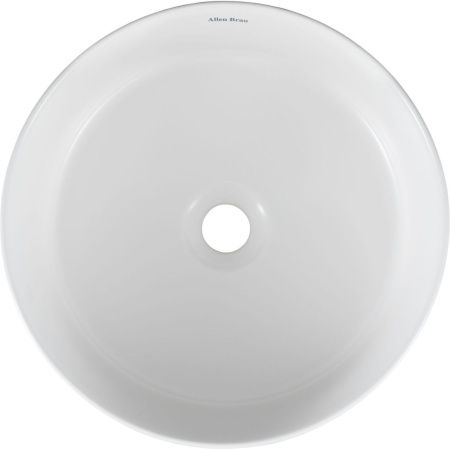 Раковина керамическая Allen Brau Fantasy 4.11032.21 40х40 накладная цвет белый без отверстий под смеситель