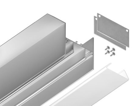 Алюминиевый профиль Ambrella Light Alum Profile (Алум Профиле) GP4050AL