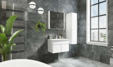 Шкаф-пенал Roca UP ZRU9303014 30х140 подвесной цвет белый