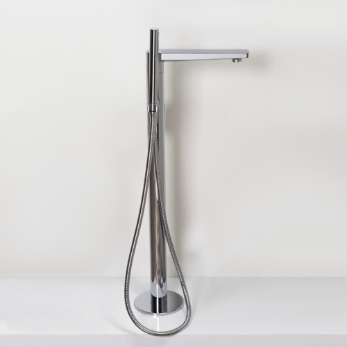 Смеситель для ванны и душа Wasserkraft Dinkel 5800 5821 напольный хром - фото 4