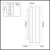 Светильник настенный Odeon Light Travertino (Травертино) 6625/10WL