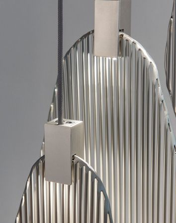 Светильник подвесной Delight Collection Harpe (Харпе) 5046P/M satin nickel