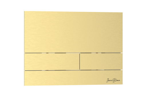 Клавиша смыва механическая Iberica Blanca INOX-S IB.B016.03 цвет желтый - фото 2