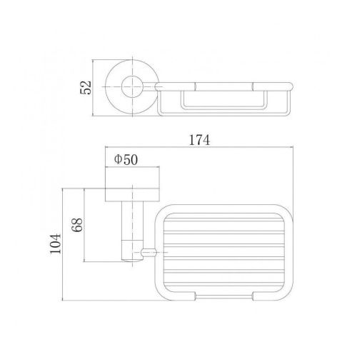 Мыльница Fashun A51502-1 - фото 3