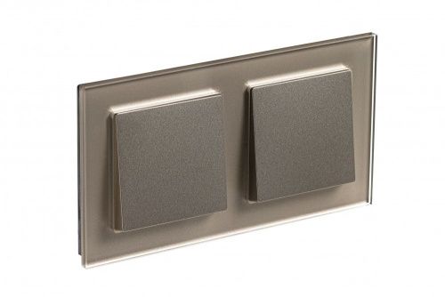 Рамка двухместная Systeme Electric AtlasDesign (АтласДесигн) ATN320502 - фото 3