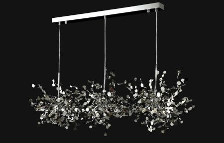 Светильник подвесной Crystal Lux Garden (Гарден) GARDEN SP3х3 L1200 CHROME