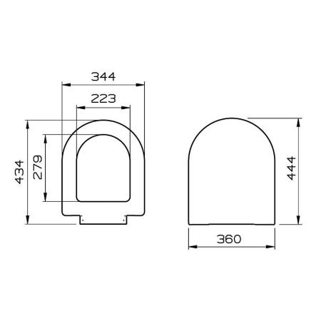 Крышка сиденье Vitra S50 72-003-309