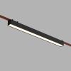 Трековый однофазный светильник Denkirs Belty linear (Белты линеар) DK5676-BK