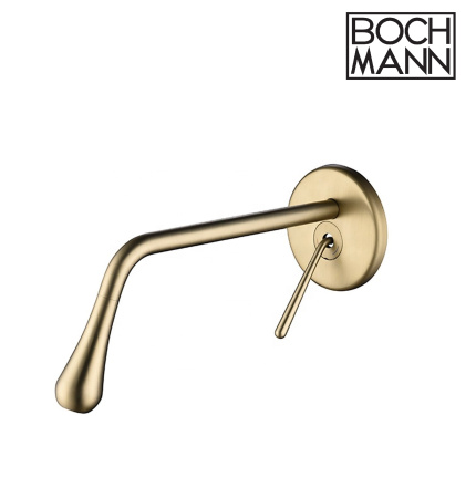 Смеситель BOCH MANN TROPFEN-MG BM8927 настенный золото матовое
