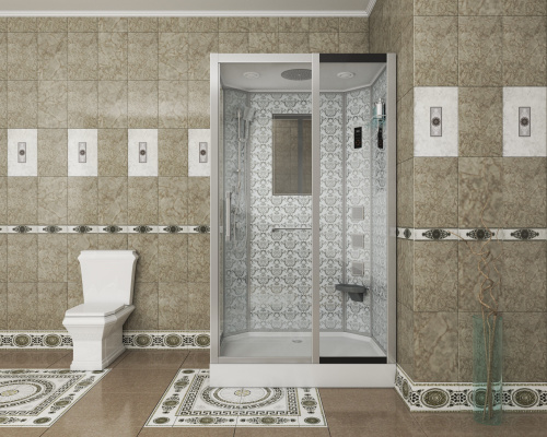 Душевая кабина Niagara Luxe 7711WR 120х90 прямоугольная с крышей - фото 2