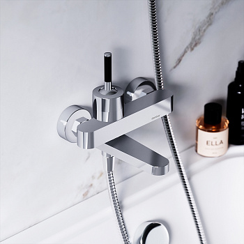 Смеситель для ванны и душа Damixa Arc 291000000 настенный хром