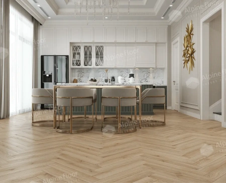 Ламинат Alpine Floor Herringbone 12 Pro New LF106-12 Дуб Артуа толщина 1.2 см 34 класс 606х101