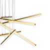 Люстра подвесная Natali Kovaltseva Loft (Лофт) LED LAMPS 81103/6C BRASS