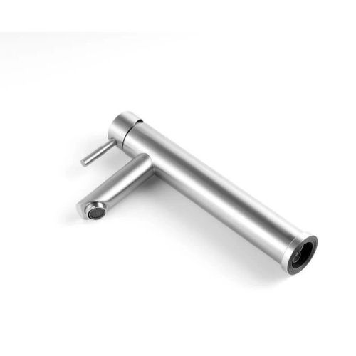 Смеситель для раковины Knotlor STREAMLINE SS-04/01 на столешницу нержавеющая сталь - фото 4