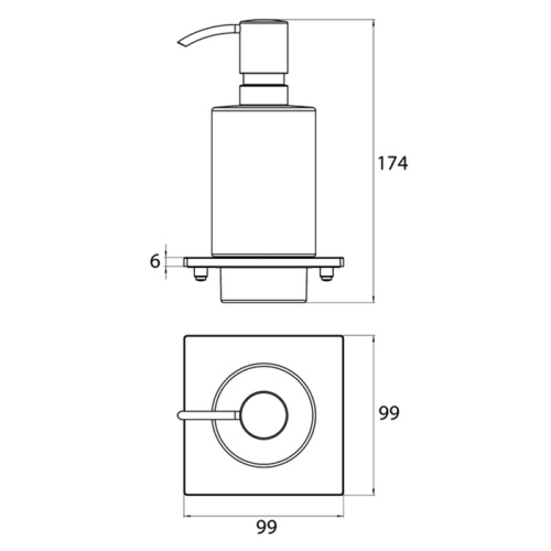 Диспенсер Emco Liaison 1821 001 05 - фото 2