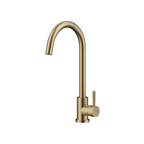 Смеситель для кухни Raiber RPG-012 на мойку золото - фото 2