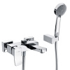 Смеситель для ванны и душа WasserKRAFT Aller 1060 1061 настенный хром