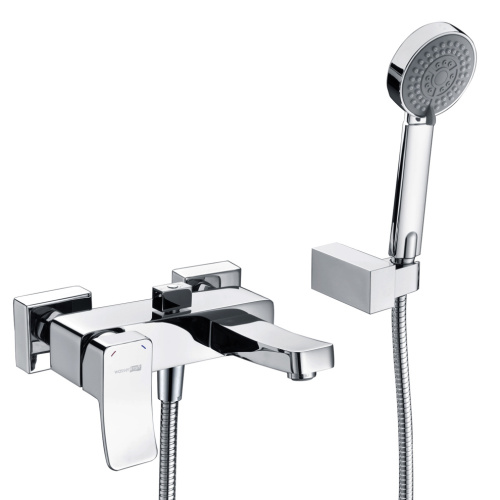 Смеситель для ванны и душа WasserKRAFT Aller 1060 1061 настенный хром - фото 3