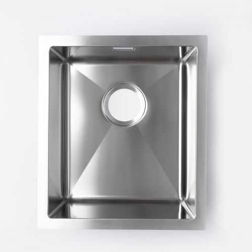 Кухонная мойка Grandex Aqua PROLINE 39 300062 45х39 цвет сатин поверхность матовая - фото 5