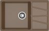 Кухонная мойка Granfest Vertex V-780L терракот 80х50 цвет коричневый поверхность матовая