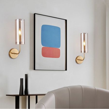 Бра ImperiumLoft Agne Blue Glass Tube (Агне Блуе Гласс Тубе) 100322-22