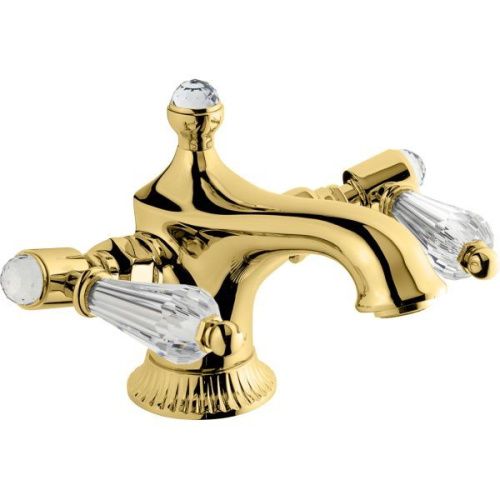 Смеситель для раковины Emmevi The One 98003LCSW/OR на столешницу золото