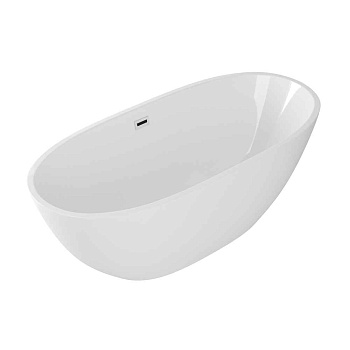Ванна акриловая Grossman Fly GR-1101 165х75 отдельностоящая овальная с ножками Ванна акриловая Grossman Fly GR-1101 165х75 отдельностоящая овальная с ножками