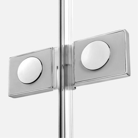 Душевой уголок New Trendy AVEXA Chrome EXK-1472 90х90 стекло прозрачное профиль хром без поддона