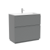 Тумба под раковину Sancos FOLK Floor FL90FES 90х40 напольная цвет серый
