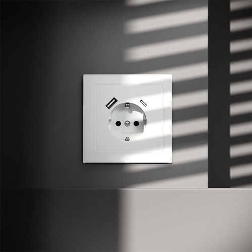 Розетка с USB, A+C VOLTUM S70 VLS040502 - фото 2