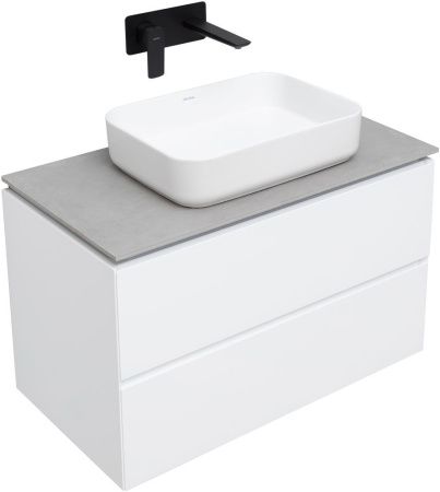 Тумба под раковину Allen Brau Infinity 1.21001.WM 80х50 подвесная цвет белый