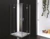 Душевой уголок Cezares BERGAMO BERGAMO-W-A-2-100-C-Cr 100х100 стекло прозрачное профиль хром без поддона