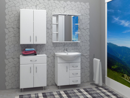 Комод Stella Polar Концепт SP-00000151 36х30х82 напольный цвет белый