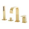 Смеситель Migliore KVANT GOLD 25392 на борт ванны золото