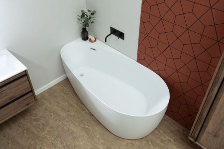 Ванна акриловая Allen Brau Priority 2.31002.21 170х80 отдельностоящая овальная с ножками