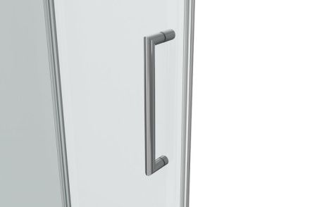 Душевая дверь Bravat Line BD120.4101A 120х200 стекло прозрачное профиль хром