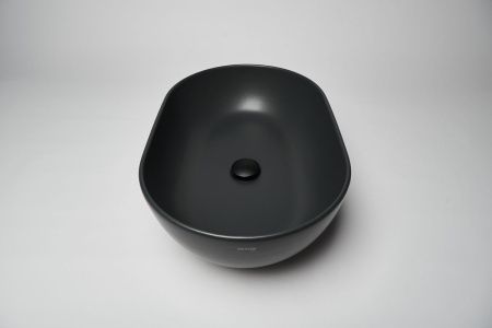 Раковина из сантехнического фарфора Galassia Dream 7308NEMT 60х40 накладная цвет черный