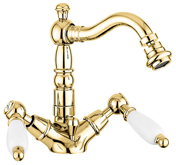 Смеситель Emmevi Deco Ceramic 121614/OR на биде золото Смеситель Emmevi Deco Ceramic 121614/OR на биде золото